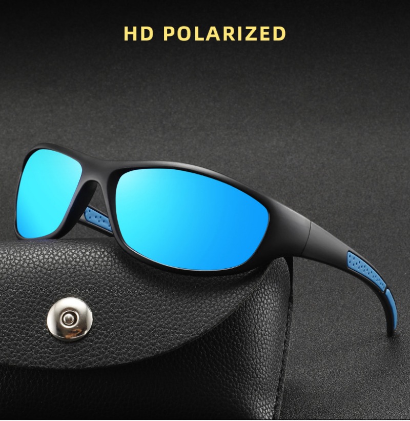 Outdoor Sport Glasses - แว่นกันแดดโพลาไรซ์สำหรับเล่นกีฬากลางแจ้ง 1 ชิ้น สำหรับผู้หญิงและผู้ชาย แว่นกันแดดวินเทจสุดหรู แว่นกันแดดสไตล์พังก์ยอดนิยม
