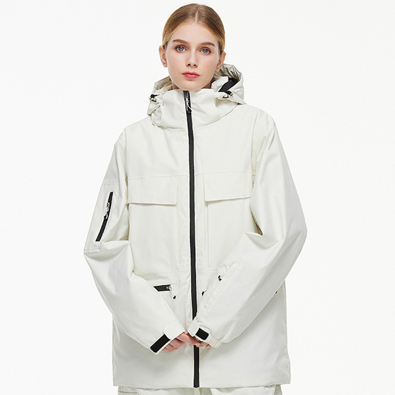 Outdoor Sport Waterproof Jacket - เสื้อโค้ทสำหรับผู้ชายเล่นสโนว์บอร์ดกันน้ำได้, เสื้อแจ็คเก็ตสกีมีฮู้ดเสื้อกันลมรถจักรยานยนต์เสื้อผ้ากันหิมะสำหรับผู้หญิง