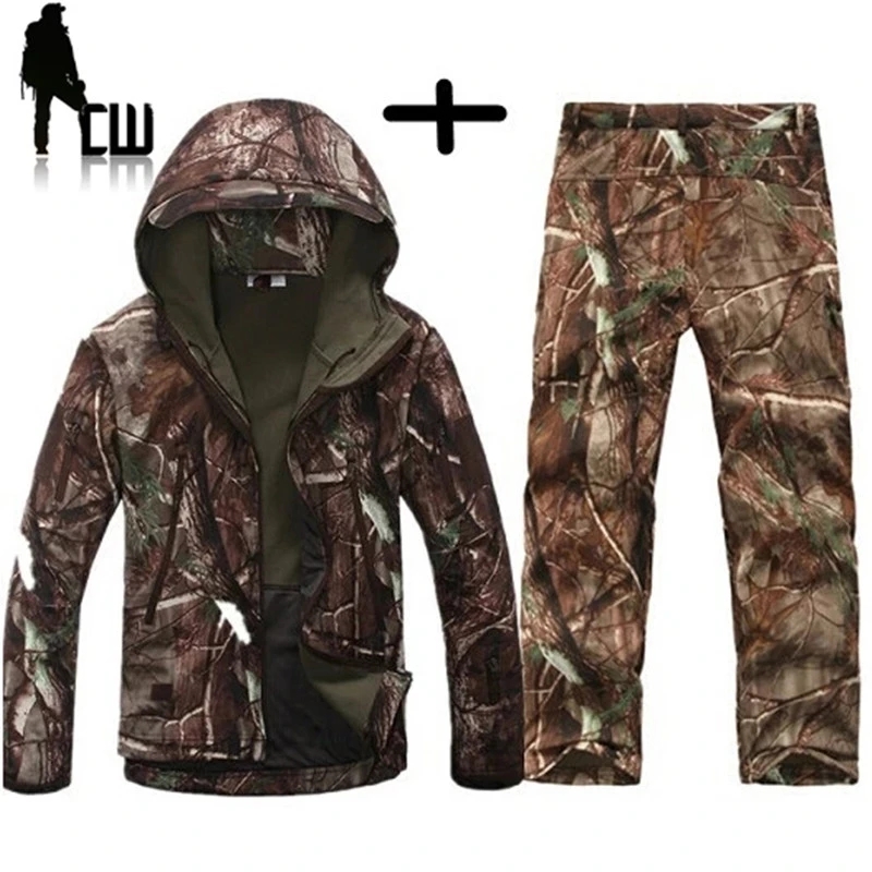 Outdoor Sport Windbreaker - TAD Gear ชุด jaket loreng ลายยุทธวิธีบุผ้ากันลมสำหรับผู้ชายชุดเสื้อผ้าล่าสัตว์กลางแจ้งกันน้ำ