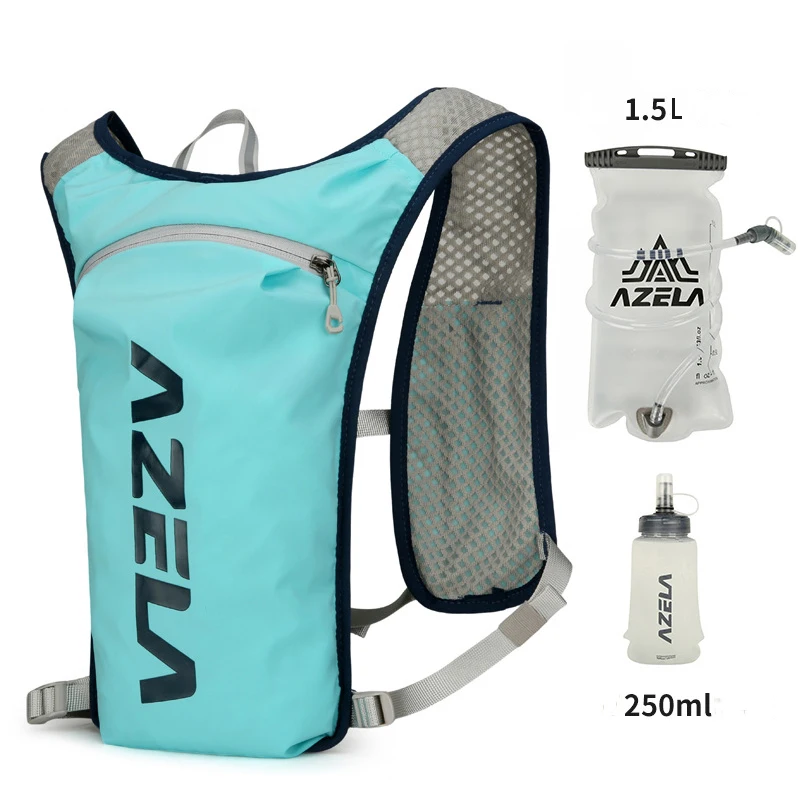 Trail Running Vest - 5L Running Hydration Vest กระเป๋าเป้สะพายหลังน้ําหนักเบา Jogging