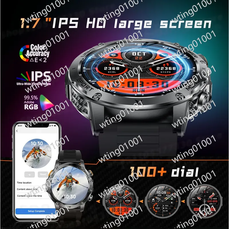 สำหรับนาฬิกาอัจฉริยะ AK87 ไฟฉา - Outdoor Sport Smart Watch บทวิจารณ์และราคา