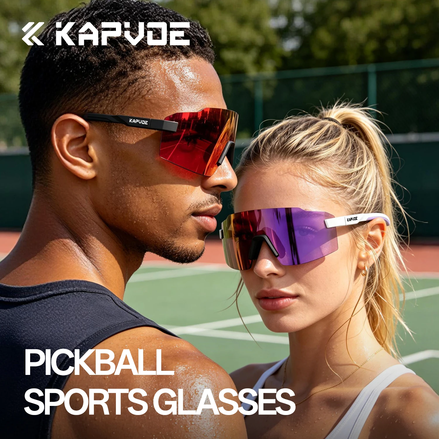 แว่นตา Kapvoe Pickleball UV400 - Outdoor Sport Glasses บทวิจารณ์และราคา