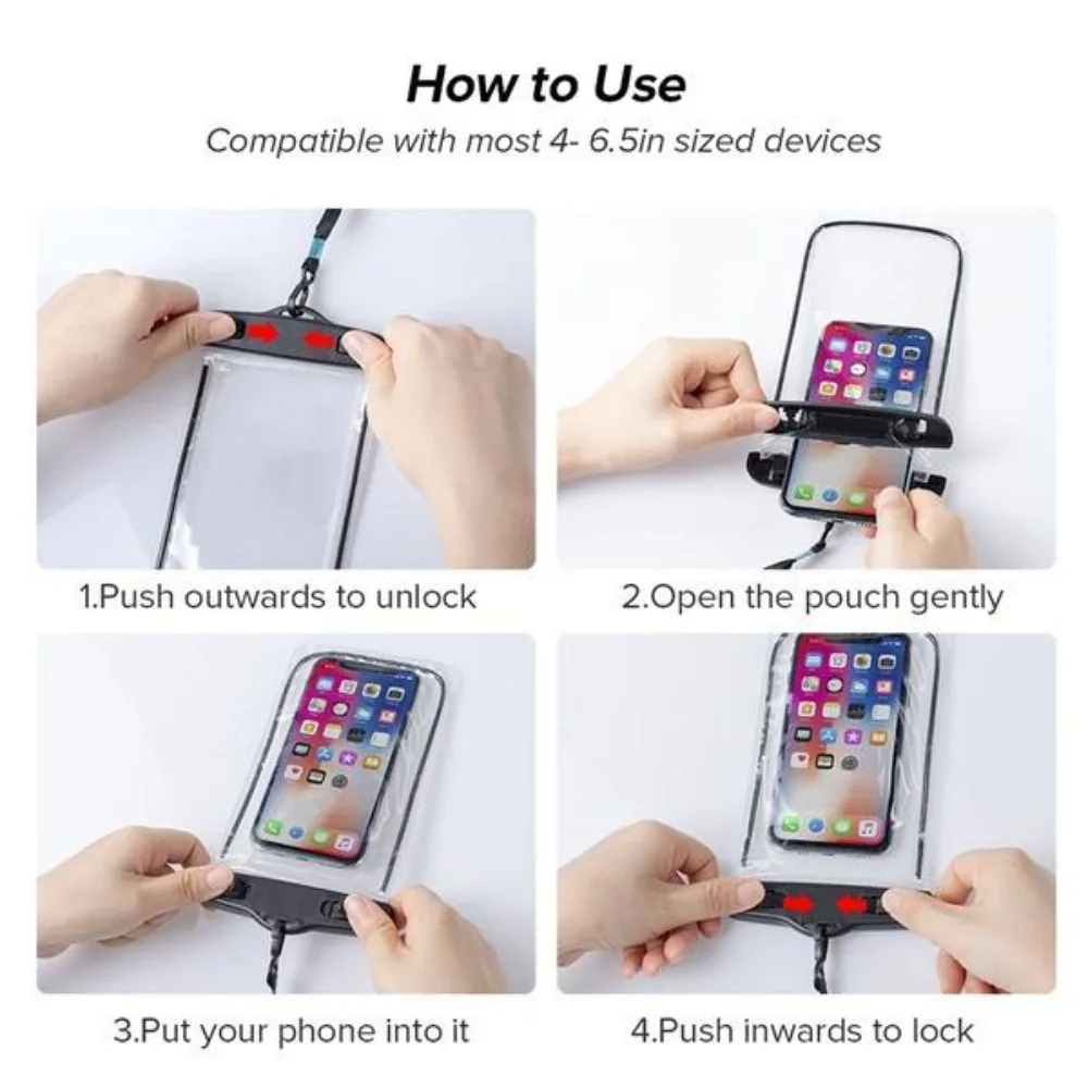 กระเป๋าใส่โทรศัพท์กันน้ําสําหร - Outdoor Sports Activities บทวิจารณ์และราคา
