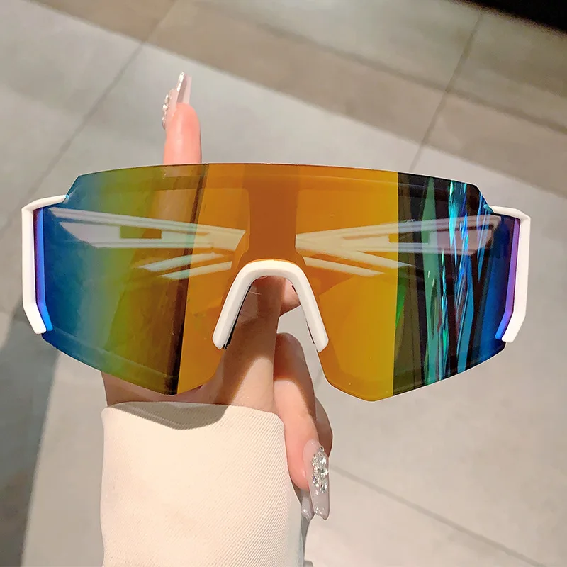 แว่นตากันแดดทรงโอเวอร์ไซส์สำหร - Outdoor Sport Glasses บทวิจารณ์และราคา