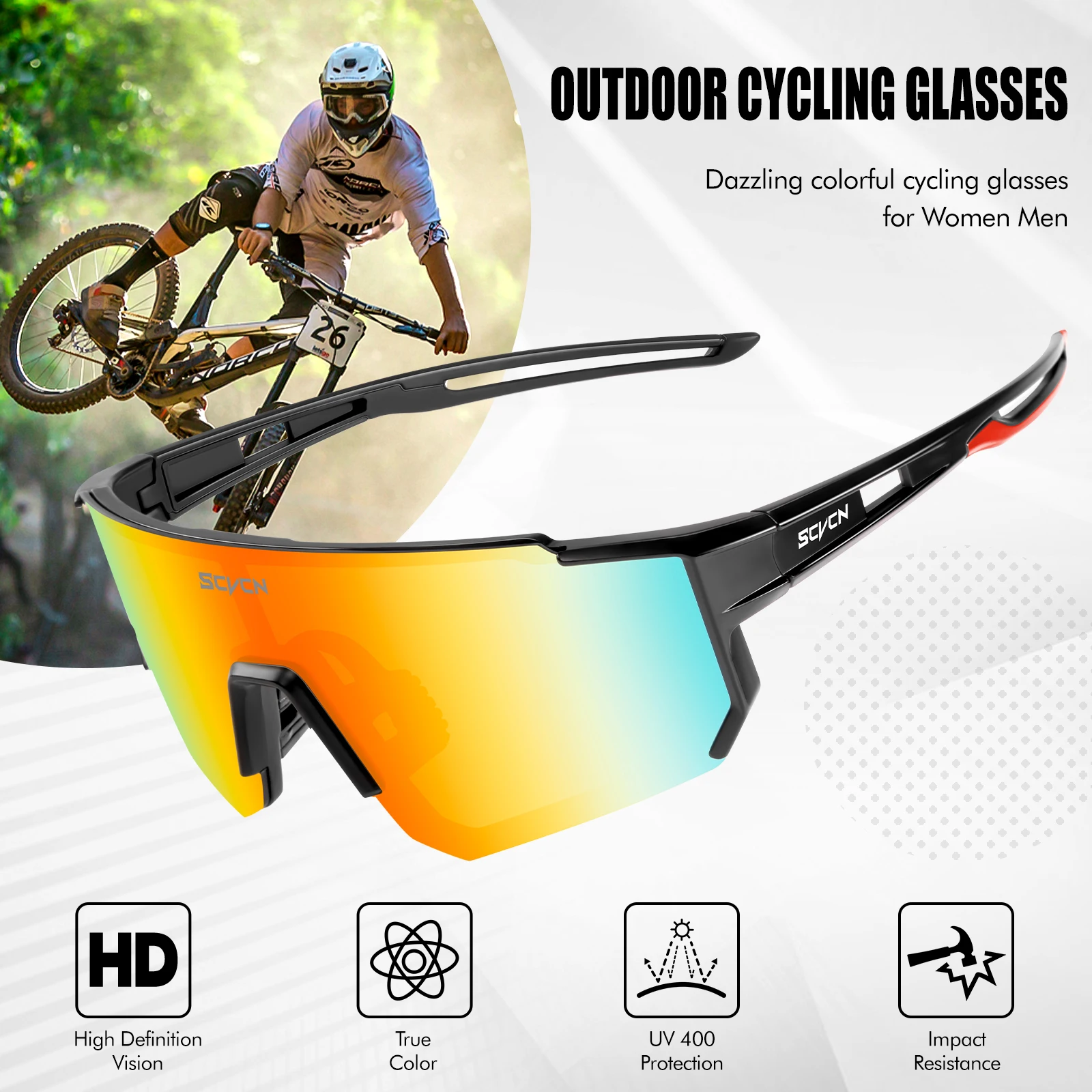 SCVCN ใหม่โฟโตโครมิกแว่นตากันแ - Outdoor Sport Glasses บทวิจารณ์และราคา