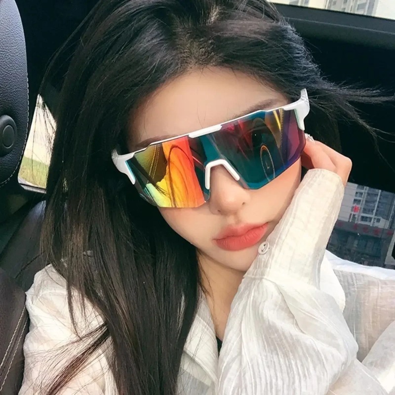 แว่นกันแดดทรงสี่เหลี่ยมกรอบใหญ - Outdoor Sport Glasses บทวิจารณ์และราคา