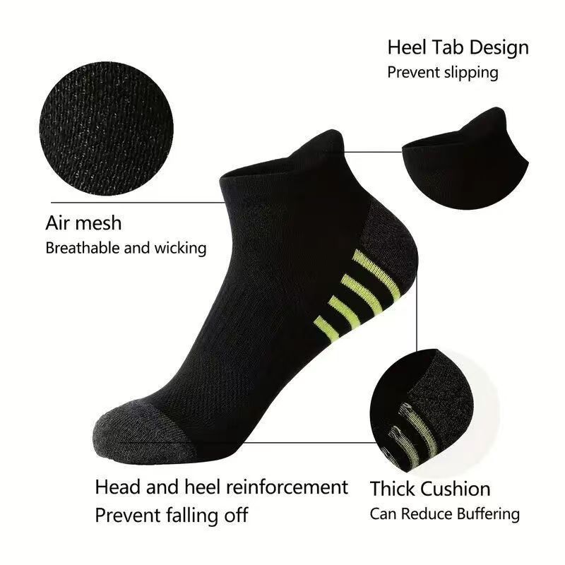 6/12/24 คู่ถุงเท้ากีฬาผู้ชายระ - Outdoor Sports Activities บทวิจารณ์และราคา