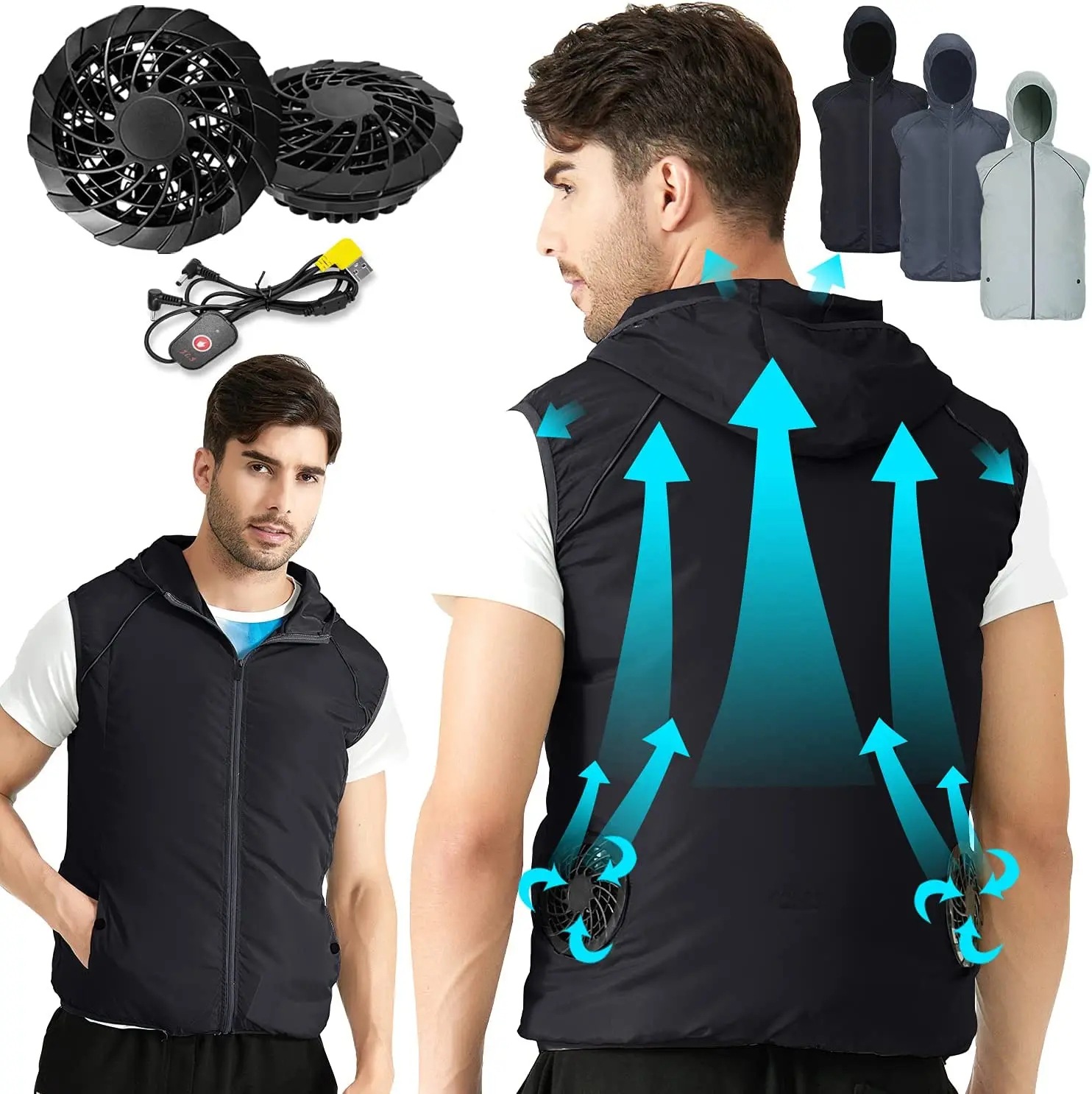 เสื้อกั๊กกันแดดกันลมสำหรับฤดูร - Outdoor Sport Windbreaker บทวิจารณ์และราคา