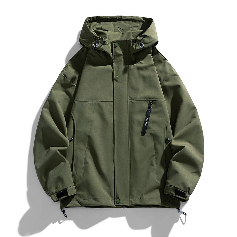 แจ็กเก็ตสีดำสำหรับผู้ชาย, เสื้ - Outdoor Sport Waterproof Jacket บทวิจารณ์และราคา