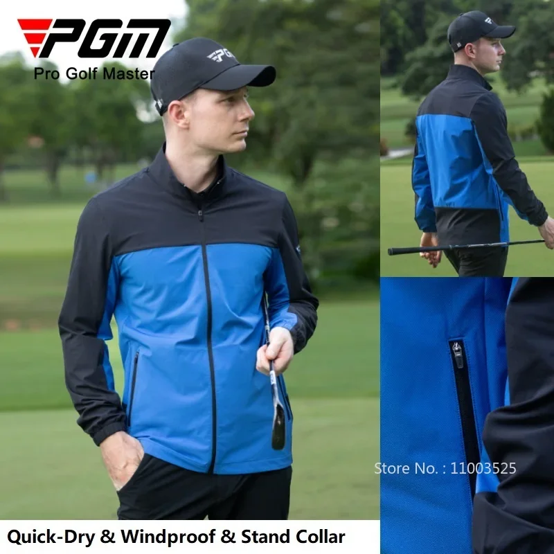 PGM Men's Zipper Patchwork เสื - Outdoor Sport Windbreaker บทวิจารณ์และราคา