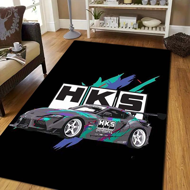 พรมปูพื้นลายรถแข่ง 3D H-HKS ป้ - Outdoor Sport Live บทวิจารณ์และราคา