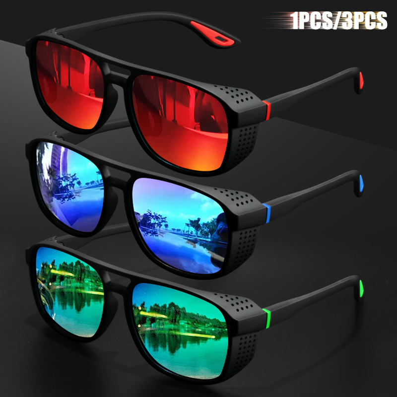 1PC/3PC แว่นกันแดดโพลาไรซ์แบบส - Outdoor Sport Glasses บทวิจารณ์และราคา