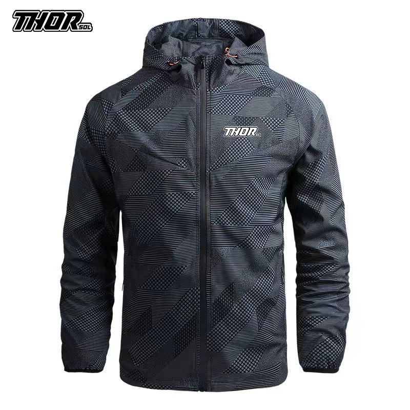 THORSOLกลางแจ้งผู้ชายWindproof - Outdoor Sport Windbreaker บทวิจารณ์และราคา