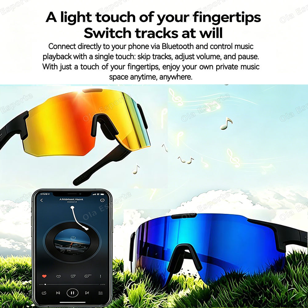 แว่นตาอัจฉริยะสำหรับปั่นจักรยา - Outdoor Sport Glasses บทวิจารณ์และราคา