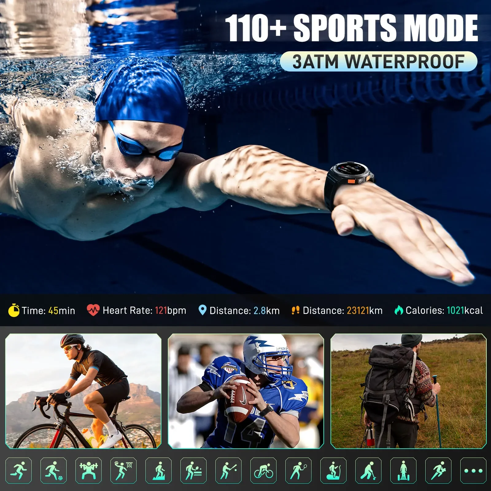 EIGIIS สมาร์ทวอท์ช KE5 2024 3A - Outdoor Sport Smart Watch บทวิจารณ์และราคา