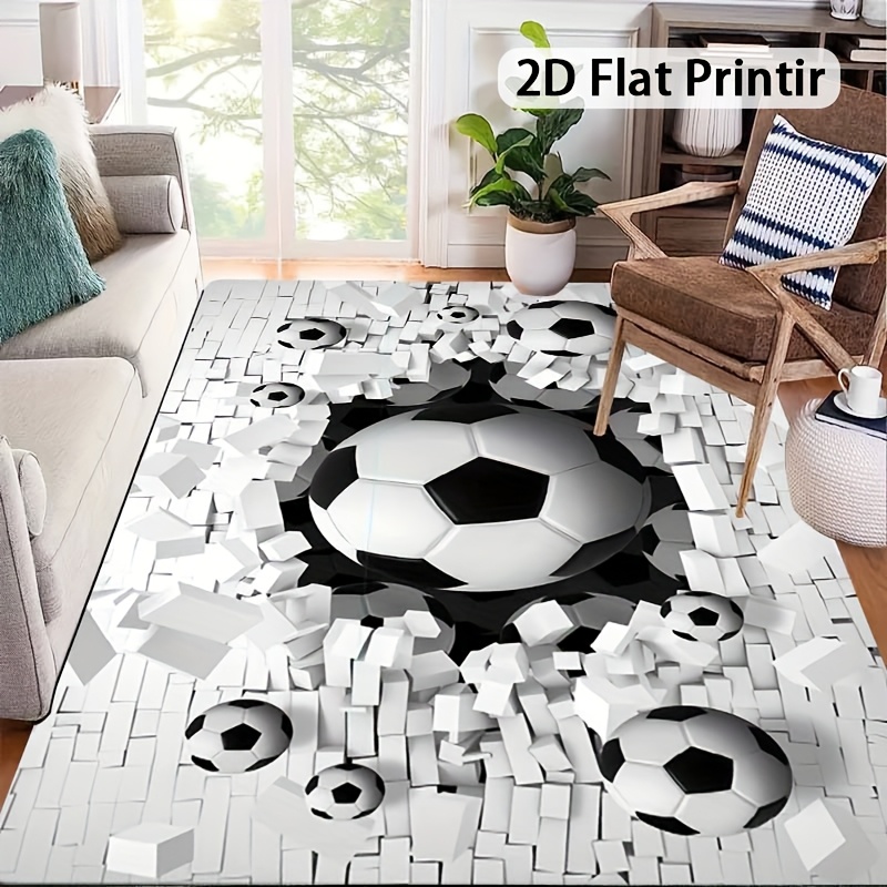พรมลายลูกฟุตบอล 3 มิติ พรมปูพื - Outdoor Sport Area บทวิจารณ์และราคา