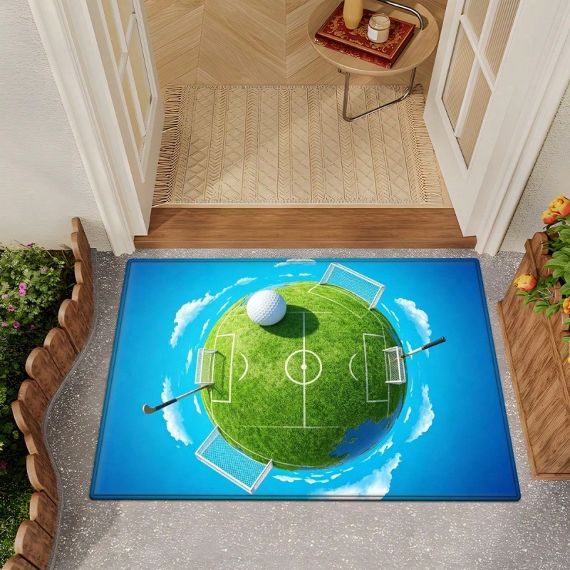 พรมปูพื้นลายฟุตบอลสีดำเทา พรมป - Outdoor Sport Area บทวิจารณ์และราคา