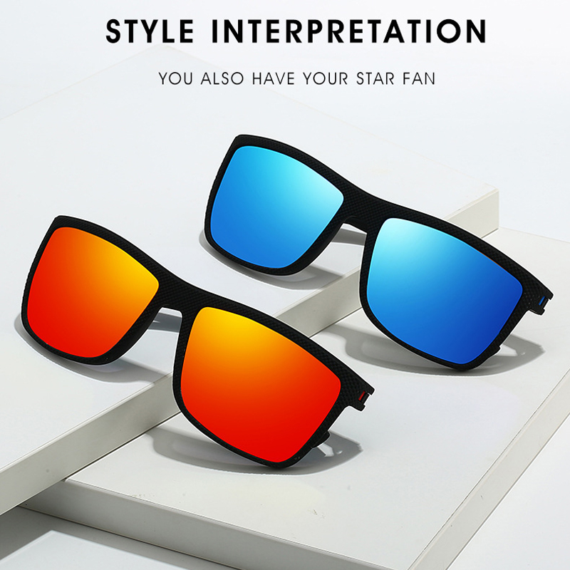 แว่นกันแดดทรงสี่เหลี่ยมสำหรับเ - Outdoor Sport Glasses บทวิจารณ์และราคา