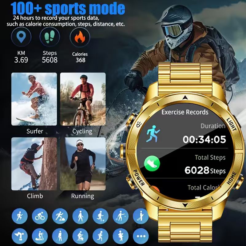 นาฬิกาสมาร์ทวอทช์กีฬากลางแจ้งร - Outdoor Sport Smart Watch บทวิจารณ์และราคา