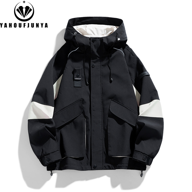 เสื้อแจ็คเก็ตผู้ชายแบบมีฮู้ดสำ - Outdoor Sport Windbreaker บทวิจารณ์และราคา