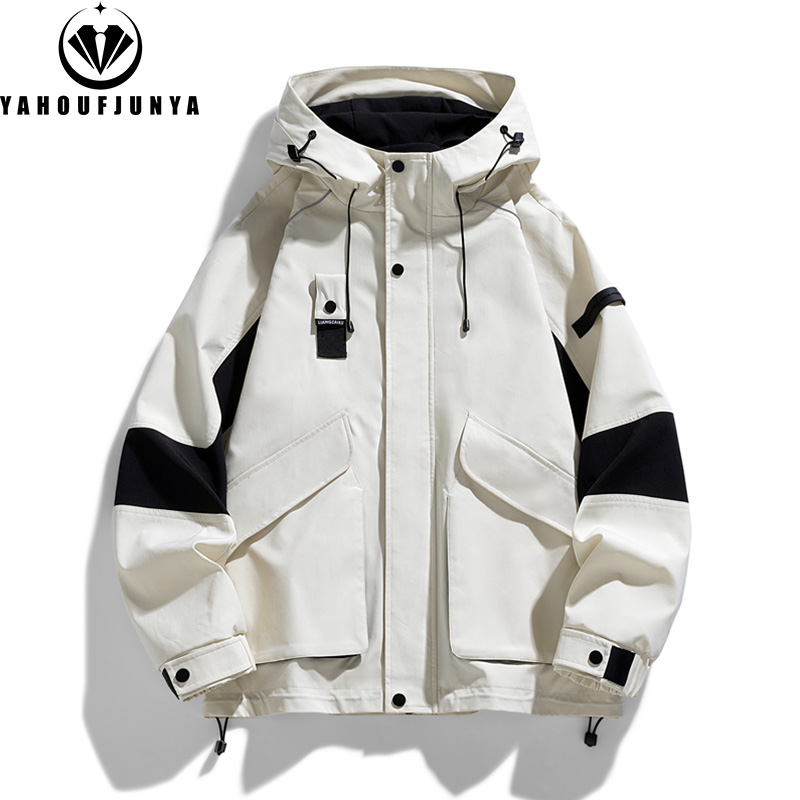 เสื้อแจ็คเก็ตผู้ชายแบบมีฮู้ดสำ - Outdoor Sport Windbreaker บทวิจารณ์และราคา