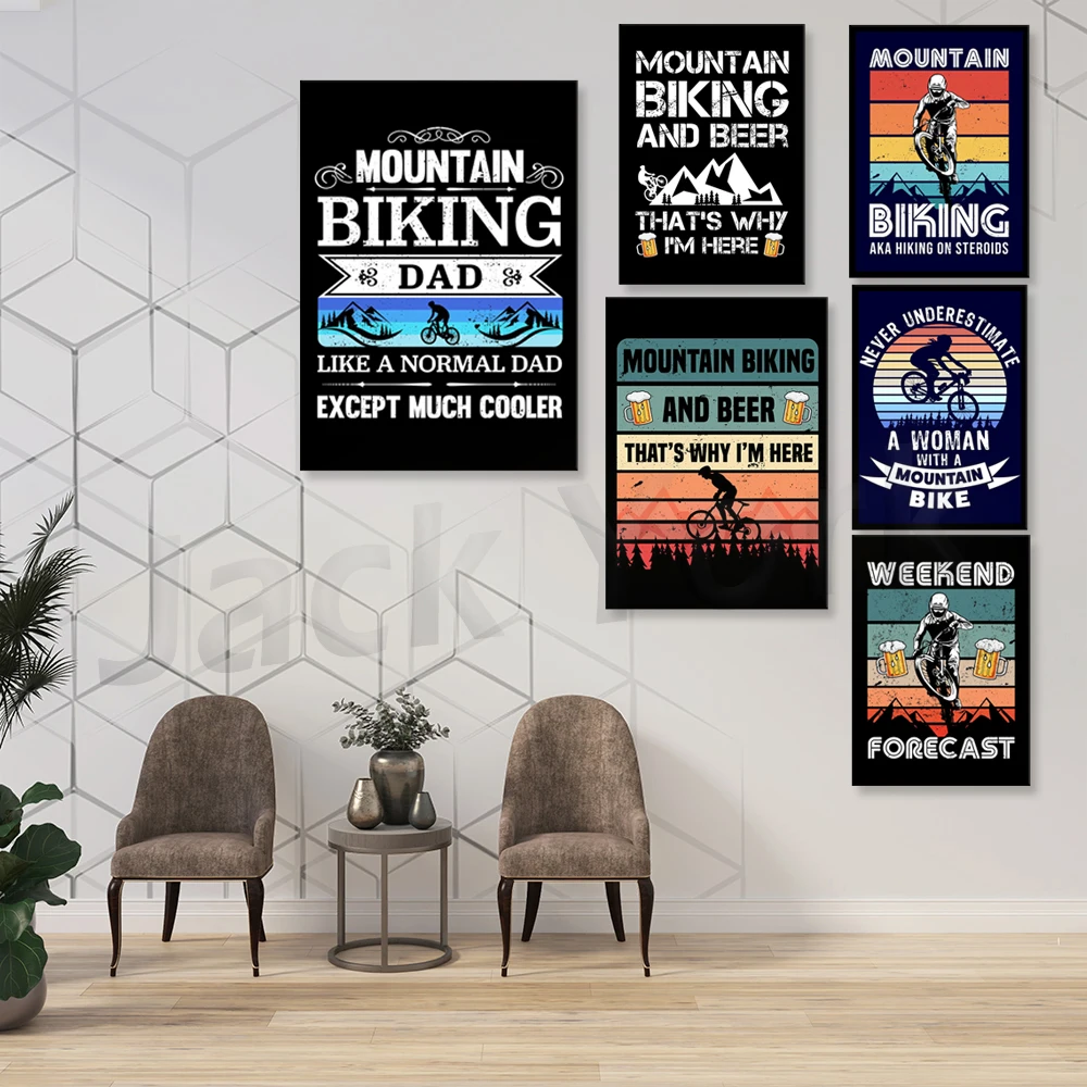 Go Mountain Bike พิมพ์ภาพวาดผ้ - Outdoor Sport Live บทวิจารณ์และราคา