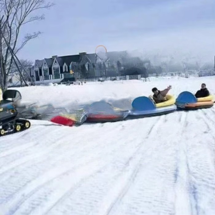 ชุดล้อเลื่อนหิมะแบบเป่าลมและเล - Outdoor Sports Activities บทวิจารณ์และราคา