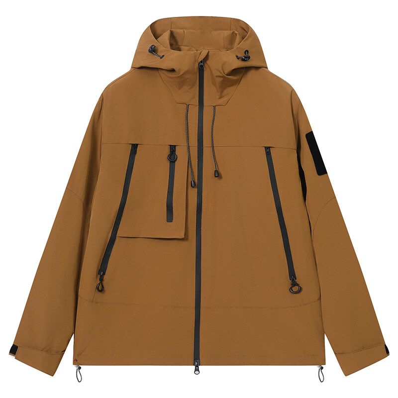 เสื้อแจ็คเก็ตเดินป่าสำหรับผู้ช - Outdoor Sport Waterproof Jacket บทวิจารณ์และราคา