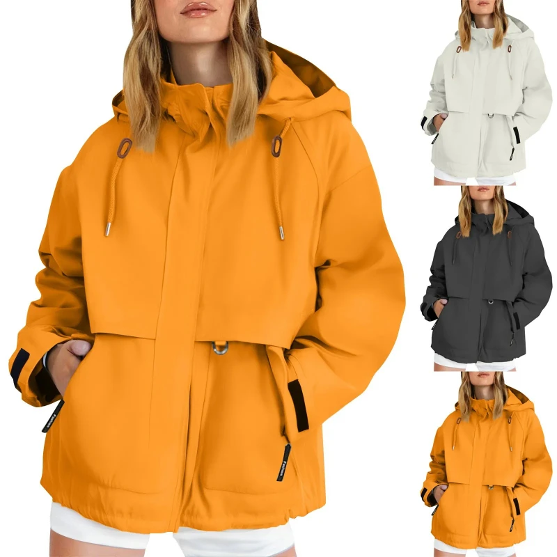 เสื้อแจ็คเก็ตกันน้ำสำหรับเดินป - Outdoor Sport Windbreaker บทวิจารณ์และราคา