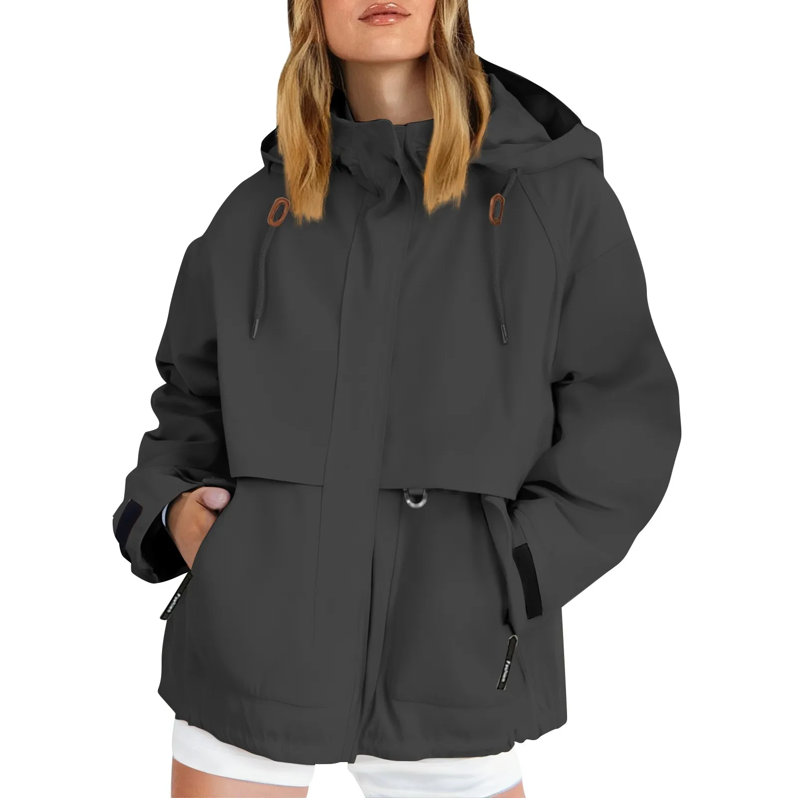 เสื้อแจ็คเก็ตกันน้ำสำหรับเดินป - Outdoor Sport Windbreaker บทวิจารณ์และราคา