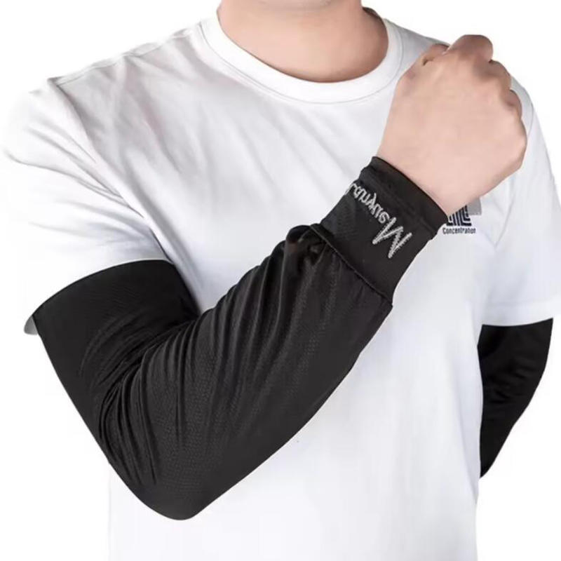 1 คู่ ปลอกแขนกันแดดผ้าไหมน้ำแข - Outdoor Sport Gloves บทวิจารณ์และราคา