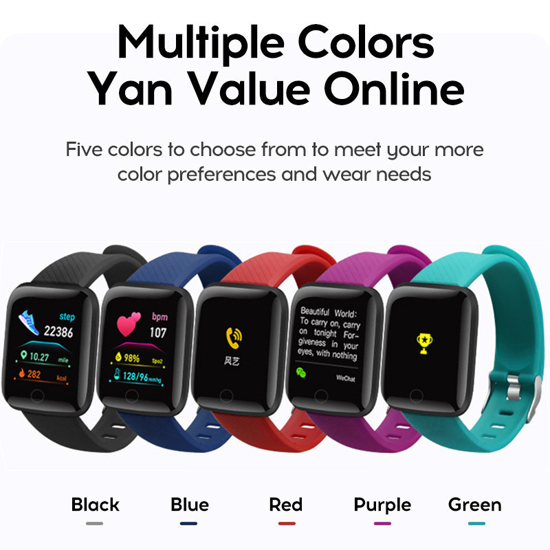 116plus สมาร์ทวอท์ชผู้ชายผู้หญ - Outdoor Sport Smart Watch บทวิจารณ์และราคา