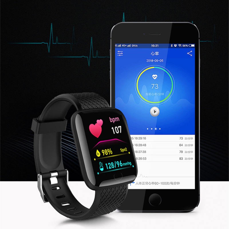 116plus สมาร์ทวอท์ชผู้ชายผู้หญ - Outdoor Sport Smart Watch บทวิจารณ์และราคา