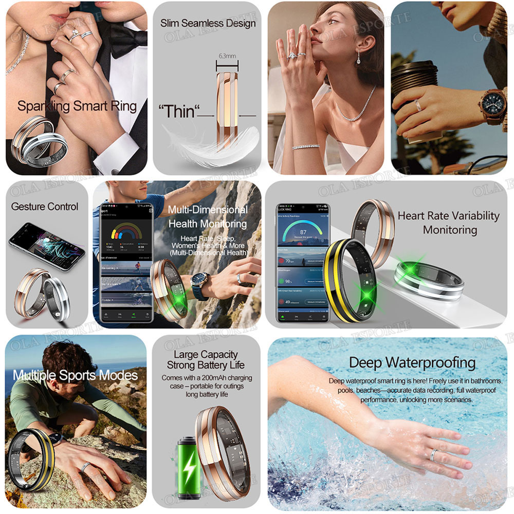 แหวนอัจฉริยะตรวจจับการเคลื่อนไ - Outdoor Sport Activity บทวิจารณ์และราคา
