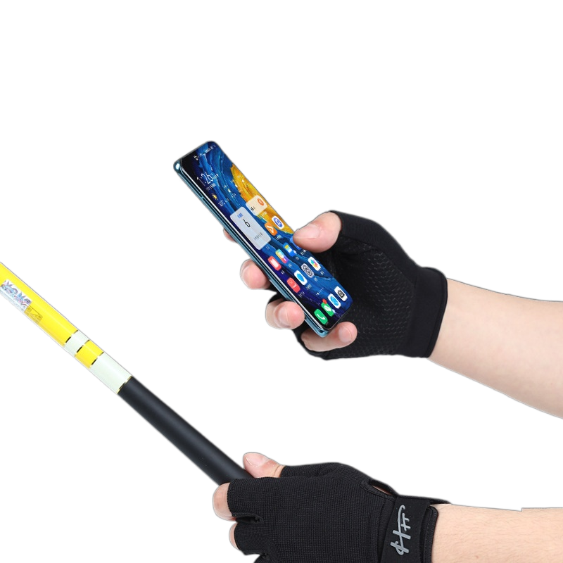 1คู่ตกปลาถุงมือเปิดนิ้ว Anti-S - Outdoor Sport Gloves บทวิจารณ์และราคา