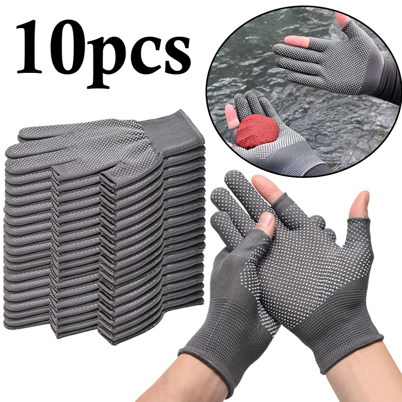 ถุงมือตกปลา 10 ชิ้น - ถุงมือปั - Outdoor Sport Gloves บทวิจารณ์และราคา